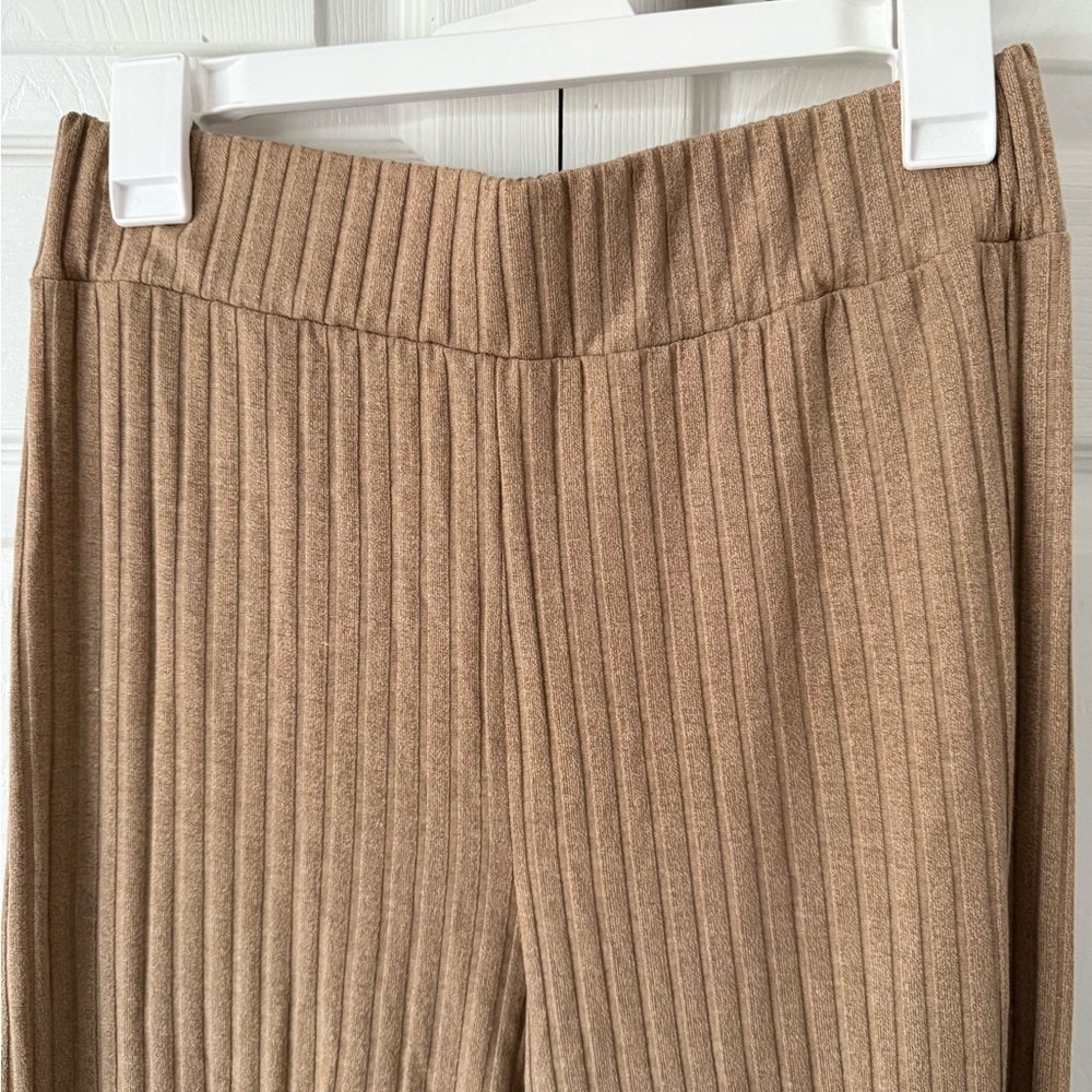 Pink Lily Camel Ribbed Pant Set - Picture 3 of 4